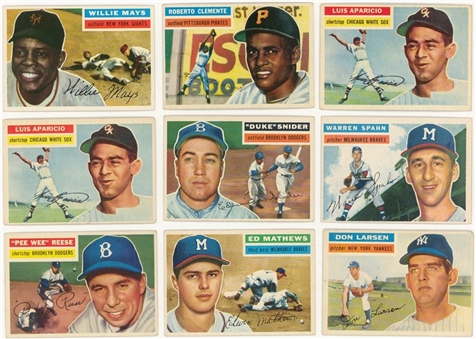 1949-1956 Topps and Bowman Collection (45) Including Mostly Hall of Famers 